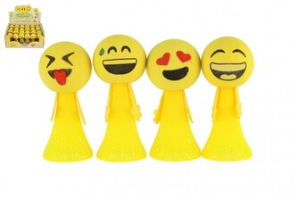 Hip Hop míček smajlík vyskakující pěnový 9,5cm-mix druhů