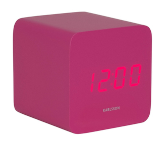 Designové LED hodiny s budíkem 5982BP Karlsson 7cm