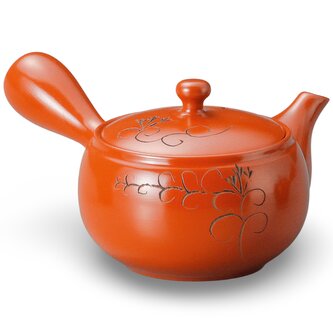 Japonská keramická konvice Kyusu hnědá var. A 280 ml