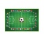 Siva koberec Fotbal 150 x 100 cm