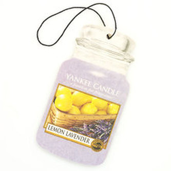 Yankee Candle Papírová visačka do auta Lemon Lavender 1 ks unisex