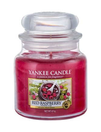Yankee Candle Aromatická svíčka Classic střední Červené maliny (Red Raspery) 411 g unisex