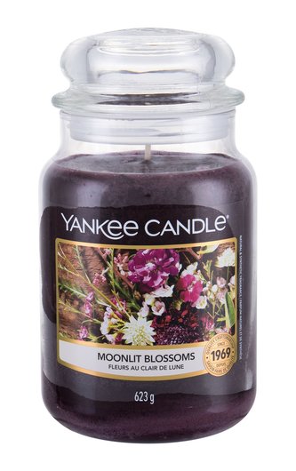 Yankee Candle Aromatická sviečka veľká Kvety vo svite mesiaca (Moonlit Blossoms) 623 g unisex