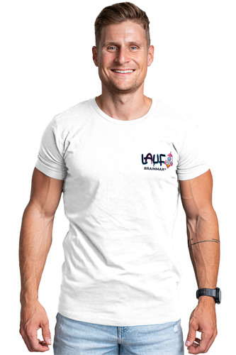 Triko BrainMax LAUF pánské, bílé