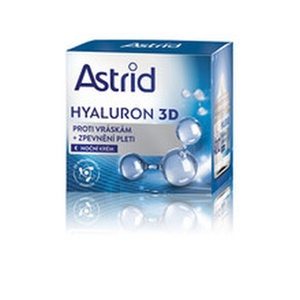 Astrid Spevňujúci nočný krém proti vráskam Hyaluron 3D 50 ml woman