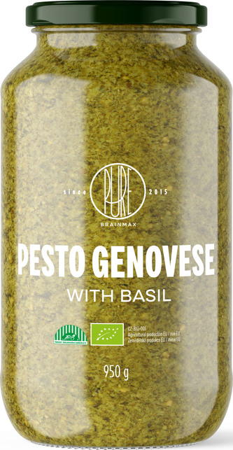 BrainMax Pure  Pesto Genovese, bazalkové pesto, BIO
