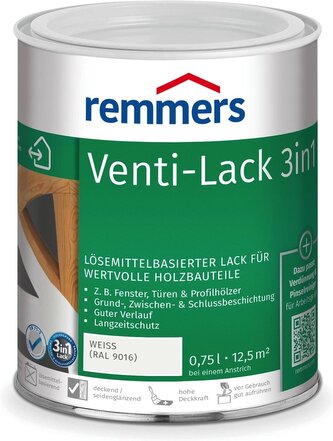 Remmers - Venti-Lak 3v1 BÍLÝ RAL 9016 2,5l