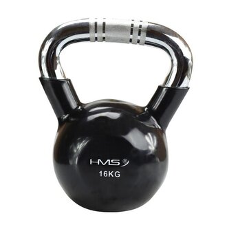 Kettlebell s chromovaným úchopem HMS KTC 16 kg černý Velikost: 16kg
