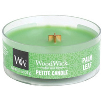 WoodWick Aromatická malá svíčka s dřevěným knotem Palm Leaf 31 g unisex