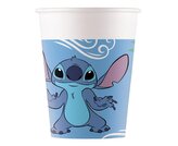 Papírové kelímky Stitch a Angel, 200 ml, 8 ks