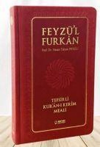 Feyzül Furkan Tefsirli Kuran-i Kerim Meali Büyük Boy, Tefsirli Meal, Ciltli, Bordo