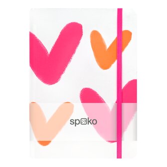 Spoko zápisník, Creative I (velké srdce), A5, 75 g, 96 stránek, linkovaný