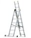 žebřík   3x7 příček Al trojdílný