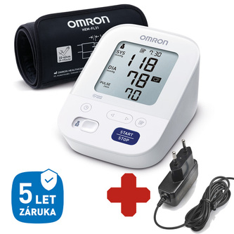 Tonometr OMRON M3 Comfort intelli +ZDROJ (SET)