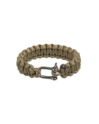 Náramek Para 15 mm se sponou - coyote, S