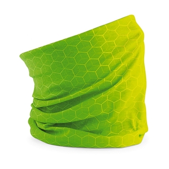 Šátek Beechfield Morf Geometric - zelený