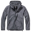 Bunda Brandit Windbreaker Frontzip - antracitová, L