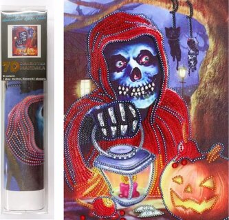 Norimpex Diamantové malování 7D Halloween 30x40cm