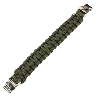 Náramek Paracord 101 Inc Massive Buckle 8 - olivový