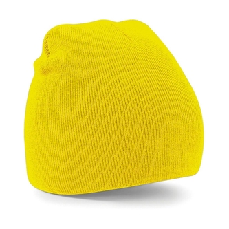 Čepice Beechfield Pull-On Beanie - žlutá