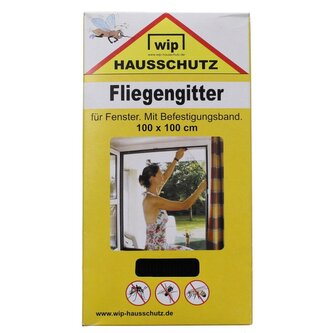 Okenní síť proti hmyzu Wip 100x100 - černá