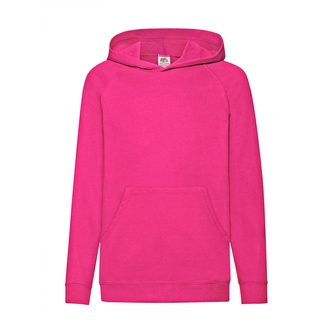 Mikina dětská Fruit of the Loom - růžová, 128