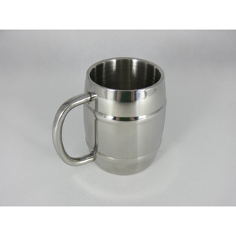 Půllitr Iron Chiller 0,45 - stříbrný