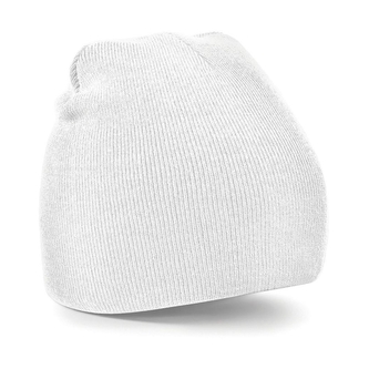 Čepice Beechfield Pull-On Beanie - bílá