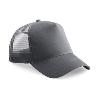 Kšiltovka Beechfield Snapback Trucker - tmavě šedá
