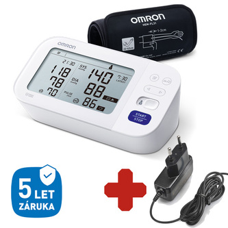 Tonometr OMRON M6 Comfort s AFib +ZDROJ (SET) Tonometr OMRON M6 Comfort s AFib +ZDROJ (SET)