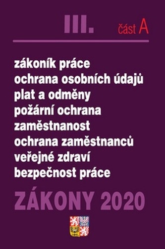 Zákony 2020 III. část A Pracovní právo