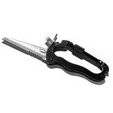 Víceúčelová karabina 6v1 - černá