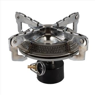 Vařič plynový se závitem Yate Traveller K502 - stříbrný