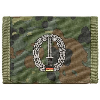 Peněženka na suchý zip KSK - flecktarn