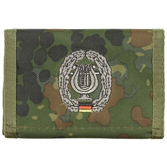 Peněženka na suchý zip Musikkorps - flecktarn