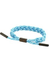 Náramek na ruku Tubelaces TubeBlet - světle modrý-bílý