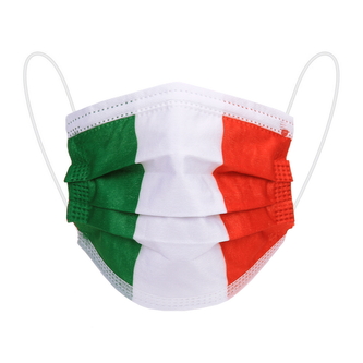 Rouška s vlajkou Itálie 10 ks - barevná