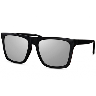 Sluneční brýle Solo Mirrorcube - černé-stříbrné