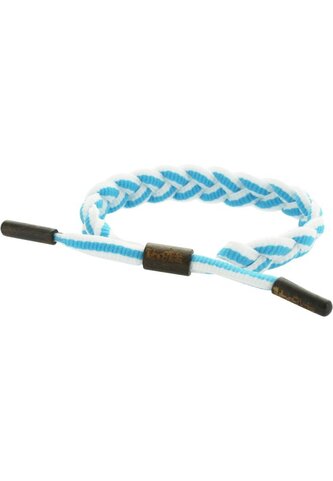 Náramek na ruku Tubelaces TubeBlet - bílý-modrý svítící