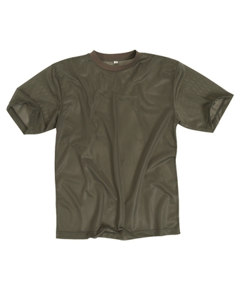 Triko funkční Mesh - olivové, S