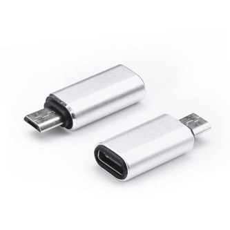 Redukce USB C na Micro USB, barva stříbrná