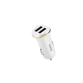CL adaptér HOCO Z1, 2x USB, 2,1A barva bílá