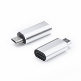 Redukce Lightning na Micro USB, barva stříbrná