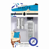 Maison Berger Paris Dárková sada katalytická lampa Glacon bílá + náplň Anti-Mosquito proti komárům 250 ml unisex