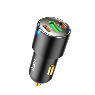 CL adaptér HOCO NZ6, 2x USB C, 1x USB A, QC 3.0, PD 45W, černá