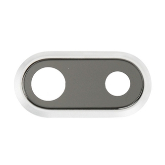 Sklíčko zadní kamery iPhone 8 PLUS + rámeček silver