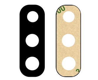 Sklíčko zadní kamery Samsung A50, A70 Galaxy A505, A705 black bez rámečku