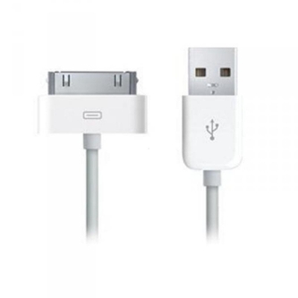 Datový kabel iPhone 3G, 3GS, 4, 4S, délka 1m, barva bílá