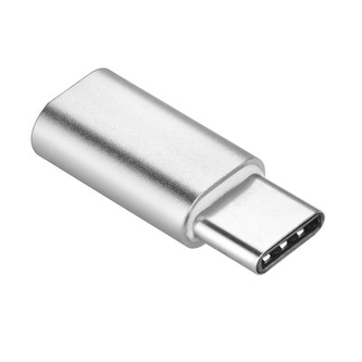 Redukce Micro USB na USB C, barva stříbrná