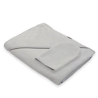 Dětská froté osuška s kapucí New Baby BASIC 100x100 šedá Dětská froté osuška s kapucí New Baby BASIC 100x100 šedá